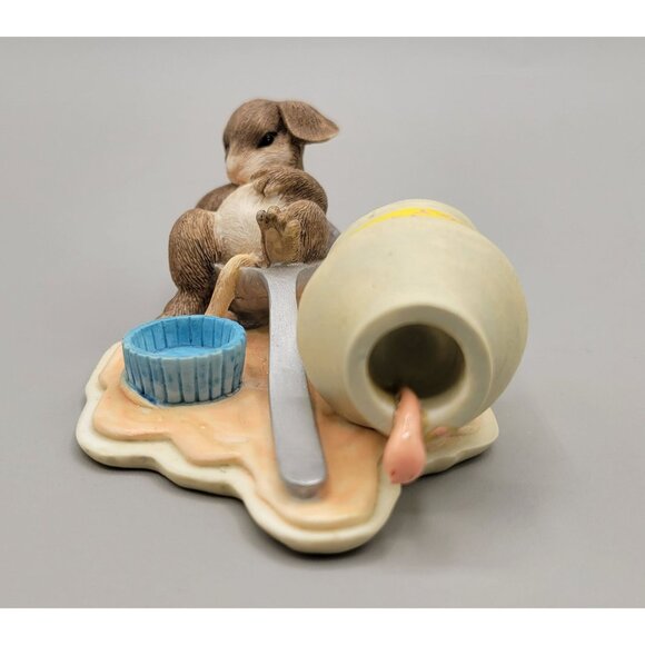 Charming Tails Get Well Soon Figurine Tummy Coat McKenzie Mouse Silvestri ERROR - Picture 2 of 7